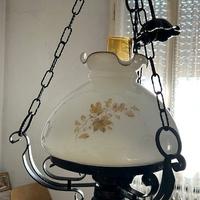 Lampadario stile rustico
