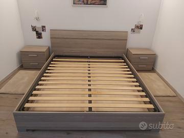 letto contenitore + 2 comodini