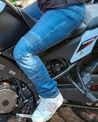 Jeans moto da donna