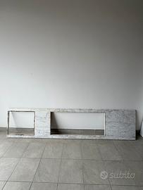 Lastra Marmo Carrara per cucina con fori (271x62)