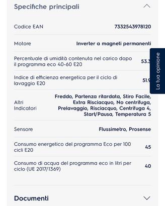 Lavatrice Electrolix nuova ancora imballata