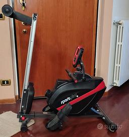 Vogatore magnetico SportPlus pieghevole, 7 livelli