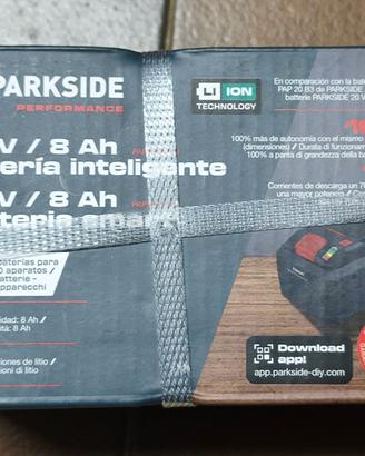Nuovo! Batteria Parkside 20V 8 Ah Smart GARANZIA