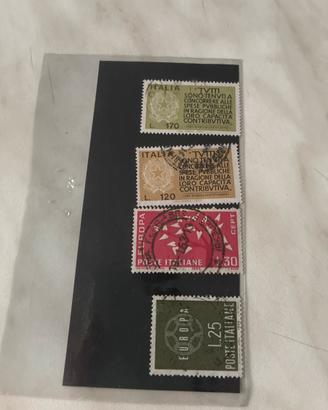 Francobolli europa sigillati 1959