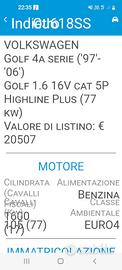 golf in buone condizioni 