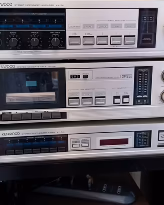 impianto stereo hi-fi modulare Kenwood originale d