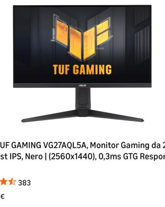 Monitor asus tuf gaming 27’