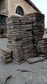 Pianelle Antiche di Cotto Fatte a Mano 12x24x3cm