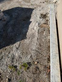 2 Lastre alzatine top cucina Marmo Bianco 250x10cm