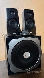 Impianto audio con Subwoofer
