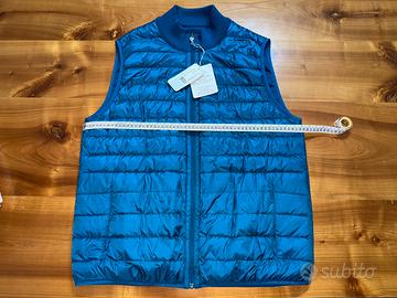 Falconeri gilet cashmere e piuma double-face 56