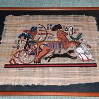 Papiro Egizio Originale dipinto a mano firmato