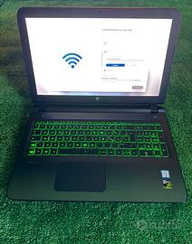 HP Gaming portatile i7 16GB GTX 950M Windows 11