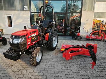 Trattore VST 938 + Trincia Argini 145