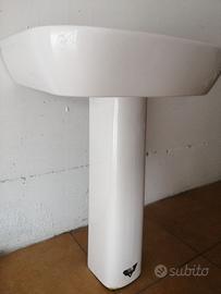 COLONNA E LAVABO COMPLETO MARCA "DOLOMITE"