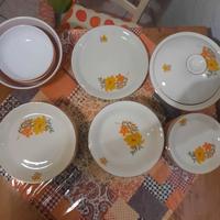 Set piatti CF PORCELLANA