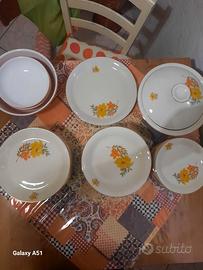 Set piatti CF PORCELLANA