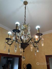 Lampadario vintage anni 40