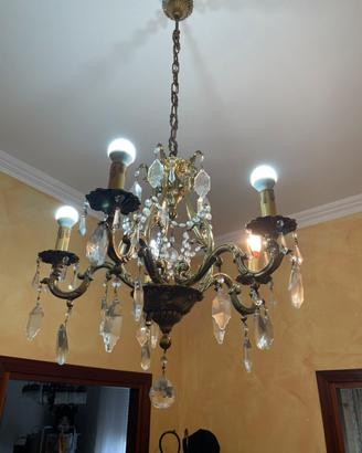 Lampadario vintage anni 40
