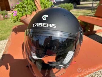 Casco Jet Caberg Riviera V3 nero opaco