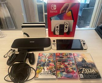 Nintendo Switch Oled + 3 giochi