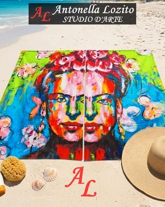 doppio Telo mare Frida Kahlo