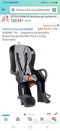 seggiolino bici niente botte