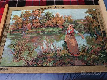 tela da ricamare a Mezzo punto 