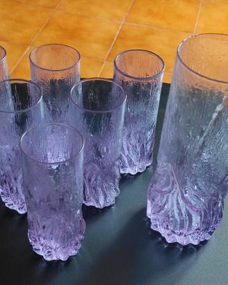 Set cocktail in cristallo alessandrite