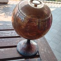 Aldo Tura-elegante portaghiaccio vintage da tavolo