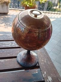 Aldo Tura-elegante portaghiaccio vintage da tavolo