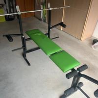 Panca Multifunzione LineaFlex con Manubri e Pesi