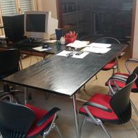 Doppio Tavolo nero coppia  arredo casa ufficio