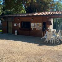 Struttura in legno per chiosco smontabile - 65mq