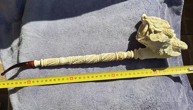 Pipa Meerschaum in sepiolite o schiuma di mare