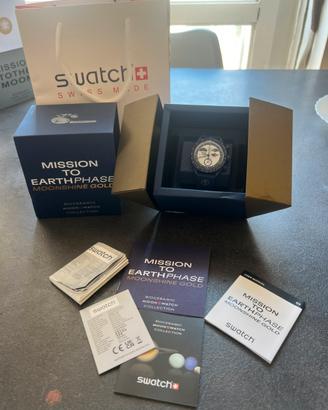 omega x Swatch MoonSwatch Earthphase Moonshine