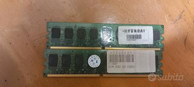 Ram 4gb(2×2) DDR2  