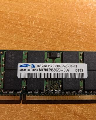 RAM 1GB DDR2 PC2 5300S 667 MHz