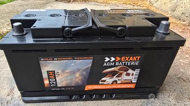 Batteria AGM 120 Ah 12V Camper 