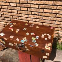 Valigia in legno anni 40