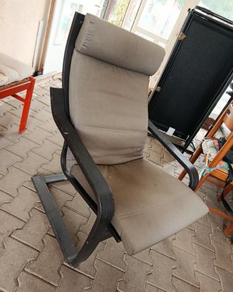 sedia sdraio POANG ikea