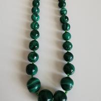 Collana in Malachite 