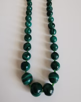 Collana in Malachite 