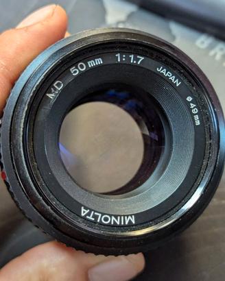 Minolta MC 50mm 1.7 + adattatore Sony E