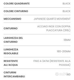 orologio gianvix
