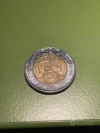 Moneta 500 Lire 1997 Polizia di Stato rara