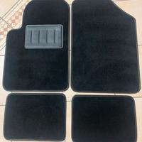 Tappetini per auto, universali, in moquette nera