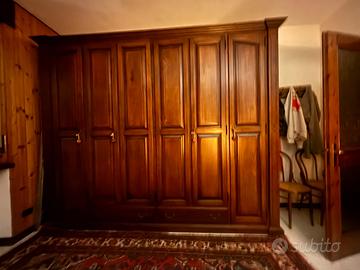 Armadio 4 ante legno massello - stile classico, ot