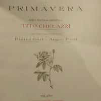 Quattro volumi I fiori 1892 Chelazzi Ferraguti