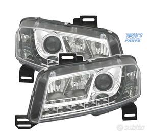 FARI FIAT STILO 01-08 LUCE DIURNA FONDO CROMATO